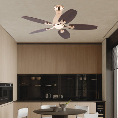 42" Modern Ceiling Fans With LED Lights and Remote Control