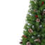 Ensemble de 3 décorations de Noël artificielles Everlight préilluminées avec guirlande et sapins d'entrée