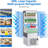 8.8 Cu.Ft Refrigerated Pastry Display, Commercial Countertop Cake Fridge with Glass Door & LED Light