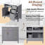 Bathroom Vanity With Ceramic Sink,soft Close Doors,4 Drawers For Storage-1238322900