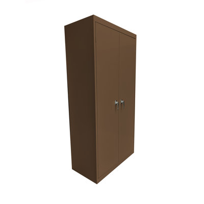 Jaylon Welded Steel Storage Cabinet - 36"Wx24"Dx72"H