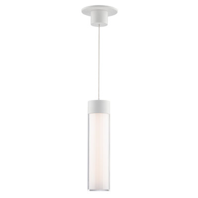 Luminaire suspendu cylindrique à hauteur réglable à DEL à intensité variable Twist-N-Lite - 5 températures de couleur sélectionnables