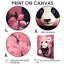 Panda dans un arbre en fleurs roses - Art mural animal panda-1338392244-1338392243