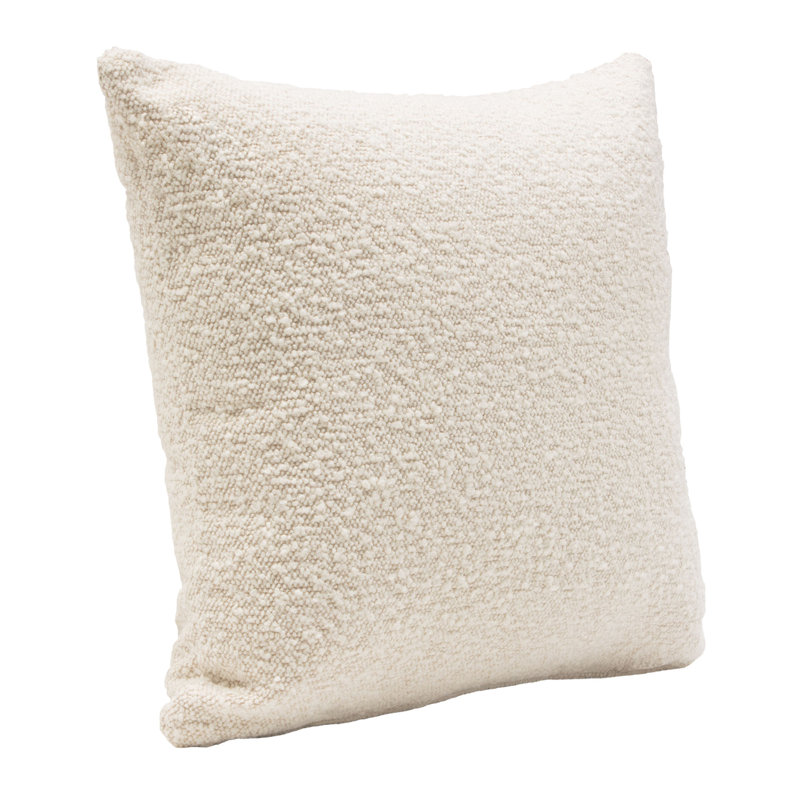 Bone Boucle 16" Square Accent Pillow Set