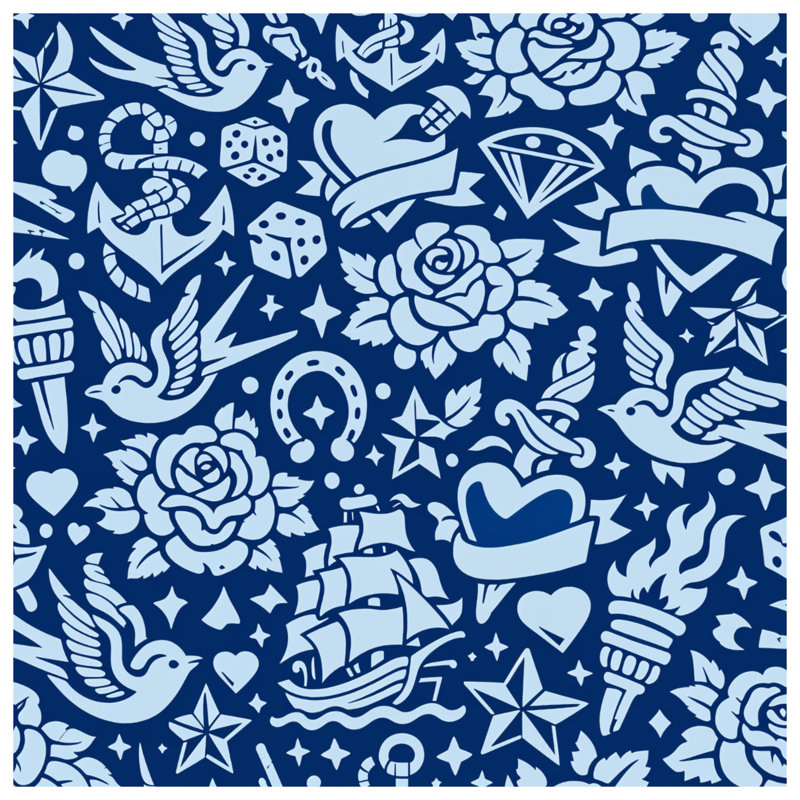 Édredon nautique iconographique, Très grand lit
