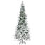 Arbre de Noël artificiel pin enneigé 9 pi avec branches réalistes et 1159 pointes, vert