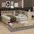Full-Size Wooden Daybed With Convenient Storage Shelves And A Pull-Out Trundle