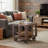 Lakela End Table, Made with Wood and Iron, 24x24x24-391565222