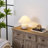 Fiona 11" LED Table Lamp With Round Ceramic Cream Base-140027314