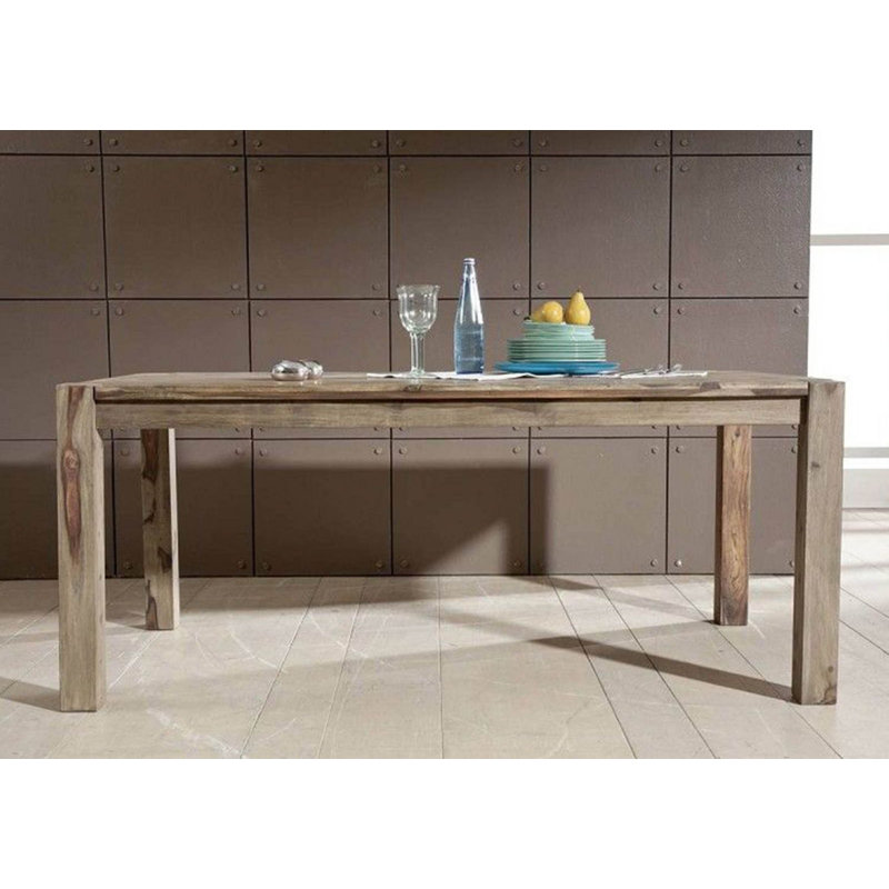 Nature Solid Wood Dining Table, H76 x L120 x W90cm