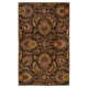 Arden Handmade Wool Dark Brown/Garnet Rug