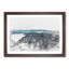 The Seattle Washington Skyline in Abstract - Framed Print-55770955-55770958