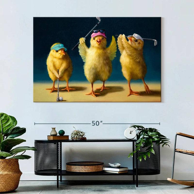 Yoga Chicks Golf Chicks, 34" H x 51" W