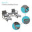 Lucido 2 - Person Patio Conversation Set with Cushions-58657795