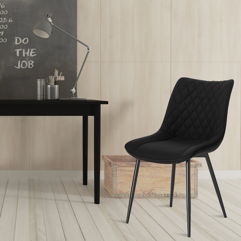 Zuri Upholstered Dining Chair, Black