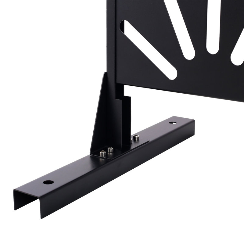Écran d'intimité extérieur et intérieur H 76 po x l 48 po, Noir
