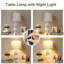 Ensemble de 2 lampes de table 27 "avec USB A + C, lampes de chevet modernes pour la lecture de la table de bout du salon