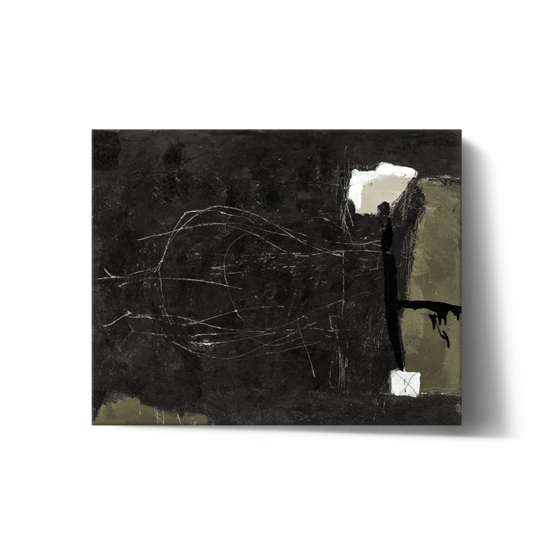 " Barcelona " by Eli Sonder, 31" H x 41" W, Black