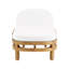 Chaise longue Everlee, toile Sunbrella teck naturel FSC Everlee-1904841066