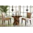 Gareloi Round Glass Top Solid Wood Base Dining Table