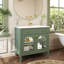 Meuble-lavabo autoportant avec tablette de rangement-1993874140