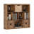 Book Shelf with 10-Cube, 43.3” Wide Bookshelf with Anti-Tip Design, Open Bookcase, Modern Display Organizer Book Case for Living Room, Bedroom, Study Room-113136548