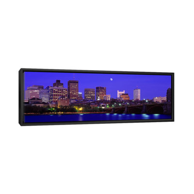 «Dusk Charles River Boston, Massachusetts», reproduction de photo sur toile