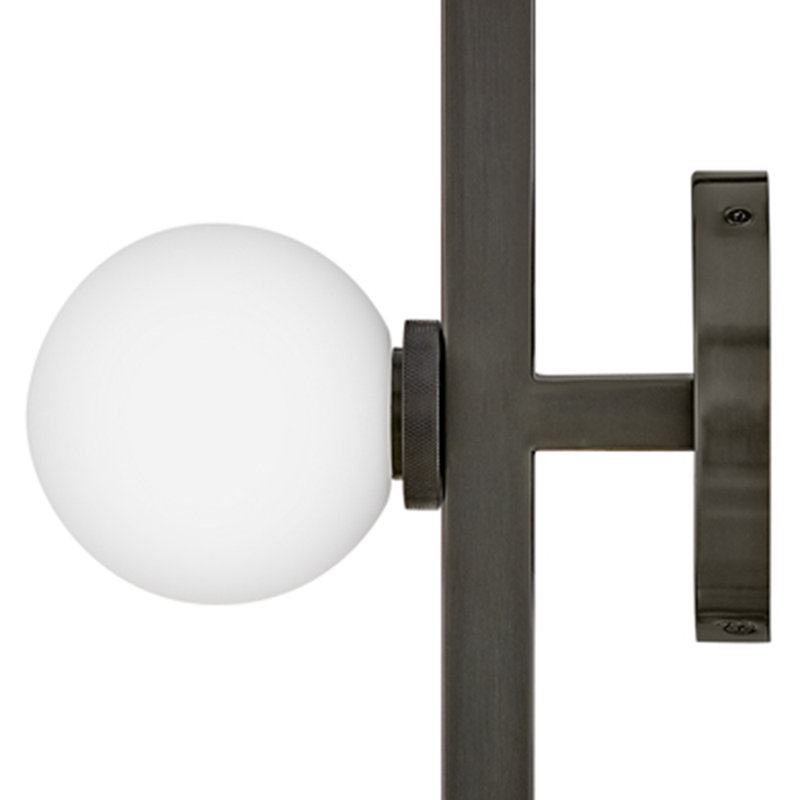 Éclairage pour meuble-lavabo 3 lumières, Noir