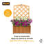 Wood Planter Box with Trellis