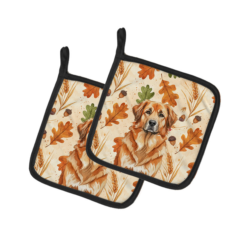 Paire de porte-casseroles Red Leonberger