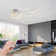 Kiotti Plastic LED Flush Mount LED Modern Ceiling Light Ceiling Lights Dimmable with Remote Control