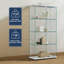 Curio Cabinet  Display Glass Cabinet  with Lockable Double Doors-923087335