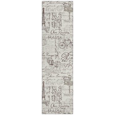 Tapis fantaisie lavable à la machine intérieur / extérieur Eden ACN2209