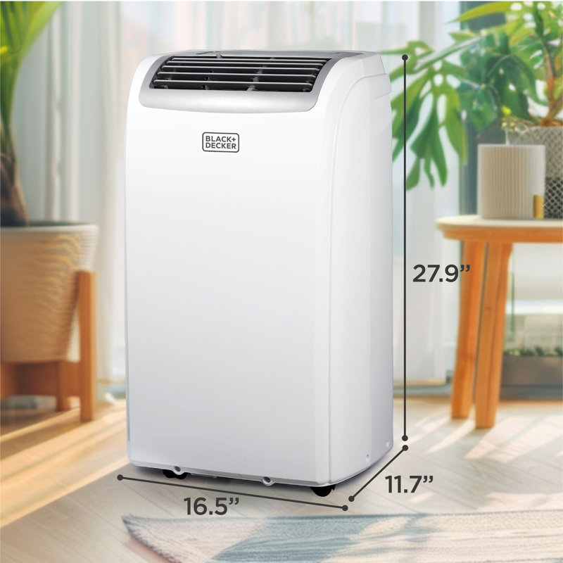 Climatiseur portatif SACC / CEC 10 000 BTU de la série BPP Pi. 14 000 BTU ASHRAE 128, blanc
