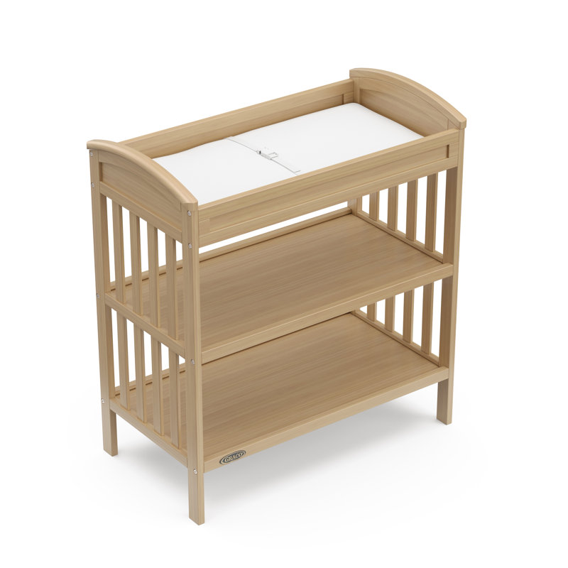 Benton Changing Table With Pad, Driftwood