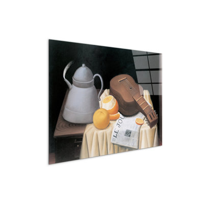 Homage to Fernando Table by Art Studio 58×78 cm CrystalArt Acrylic Material Glass Effect, Frameless Panel, Lightweight Ready to Hang 1 Piece Wall Art