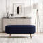 Banc de rangement avec repose-pieds ovale-130059815