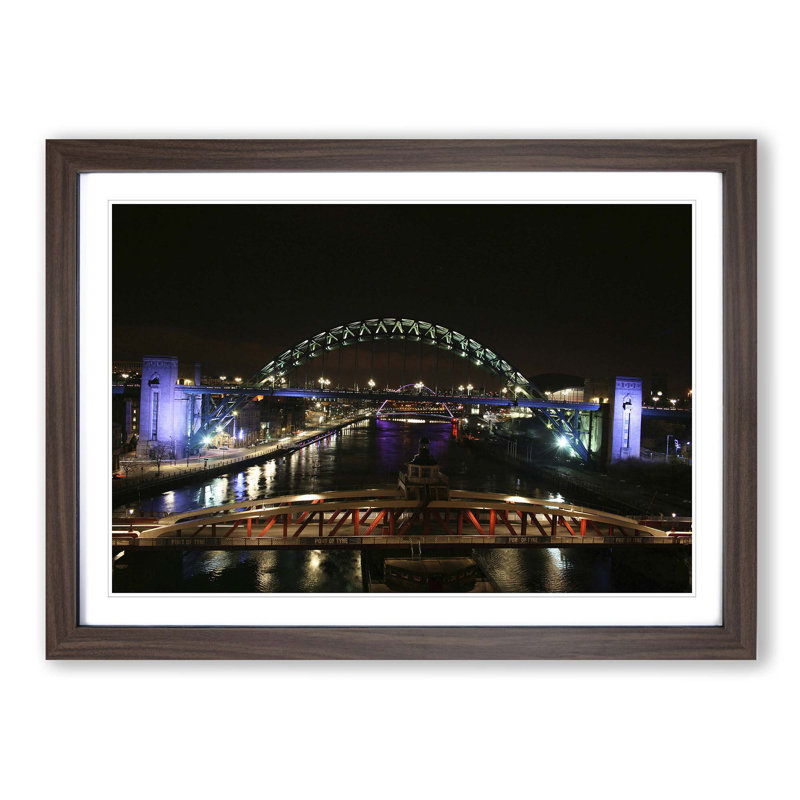 Single Picture Frame Print, Walnut