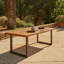 Fabiano Rectangular 8 - Person 235cm Long Dining Set with Cushions and Umbrella-2007782810-2007782815-2007782814