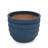 Handmade Navy Blue Ceramic Planter Set of 4 (5.31" to 14.17"), Indoor/Outdoor Flower Pots for Orchids, Succulents by Window, Couchside - Breathable Textured Clay with Drainage-129186278