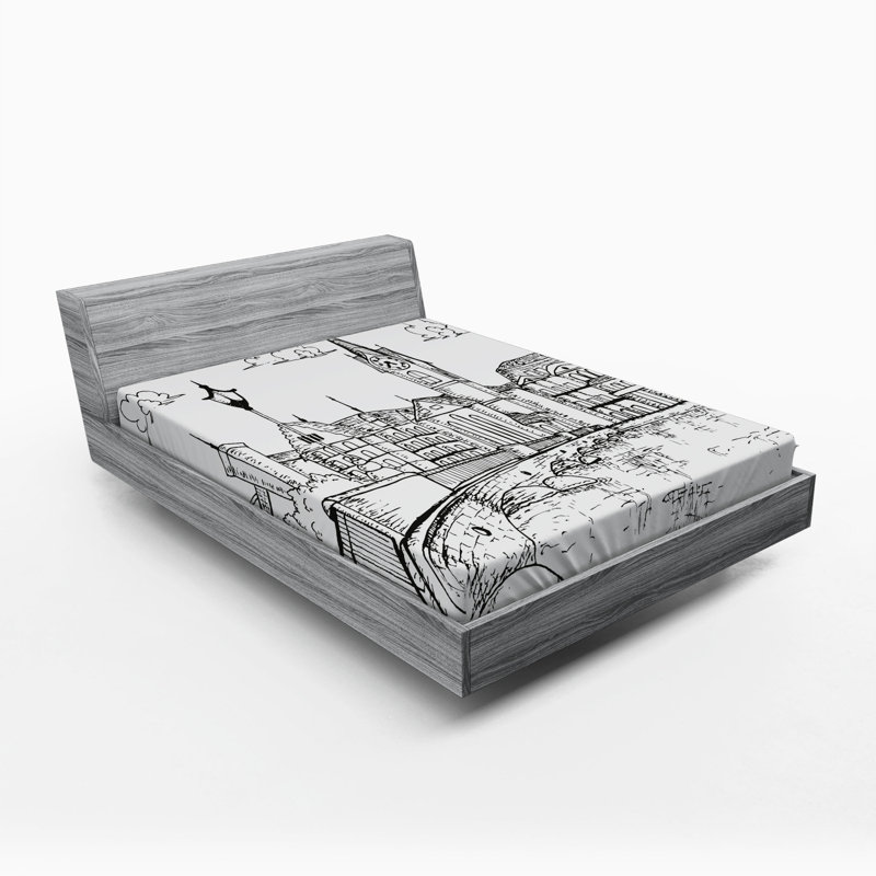 Microfiber Fitted Sheet, Queen Fitted Sheet