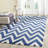 Sanyla Hand Tufted Wool Chevron Indoor Rug-17572549