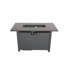 Foyer rectangulaire en métal 42 po (noir)-653256172-653256175