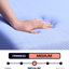 Matelas grand 12 po - La housse en tissu respirant permet une circulation optimale de l'air La conception à 6 couches allie confort et durabilité