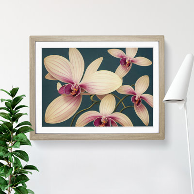 Wonderful Orchid Flowers - Single Picture Frame Painting