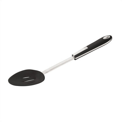 Cuillère à rainures en silicone noire Twin Cuisine Gadgets
