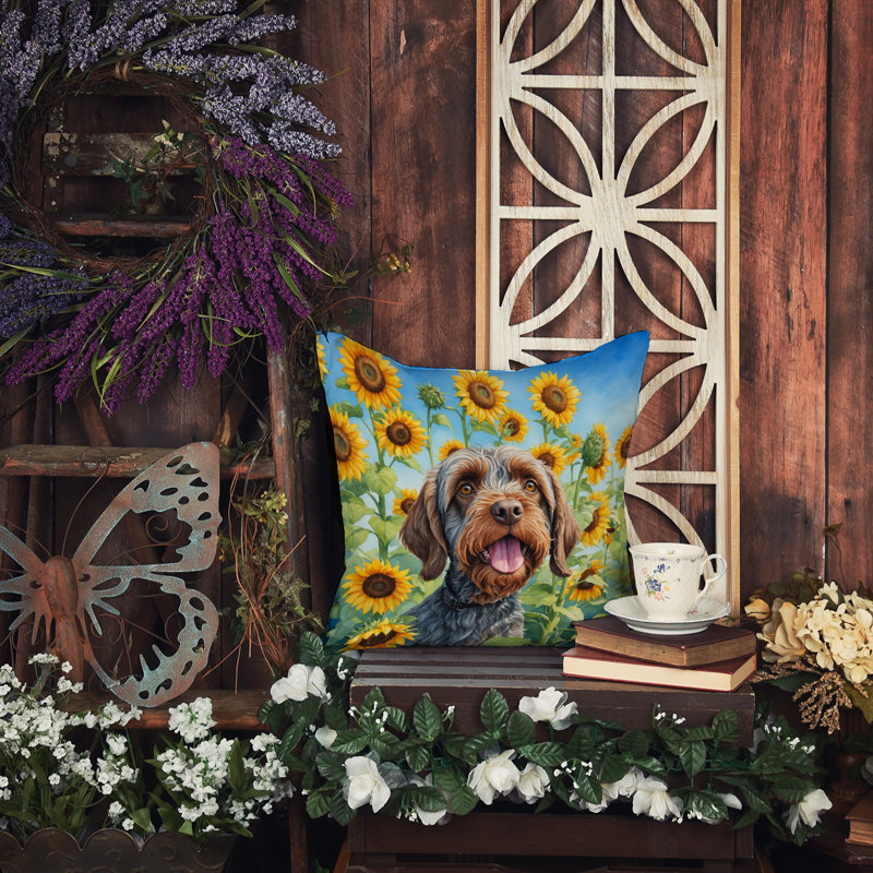 Other/No Pattern Indoor/Outdoor Throw Pillow, 14" H x 14" W