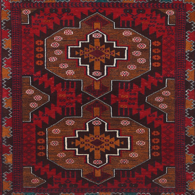 Rouge sud-ouest Martin Tapis décoratif