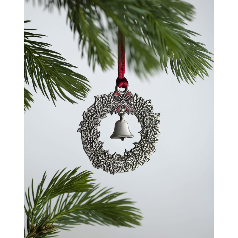 2.88'' Metal Holiday Shaped Ornament