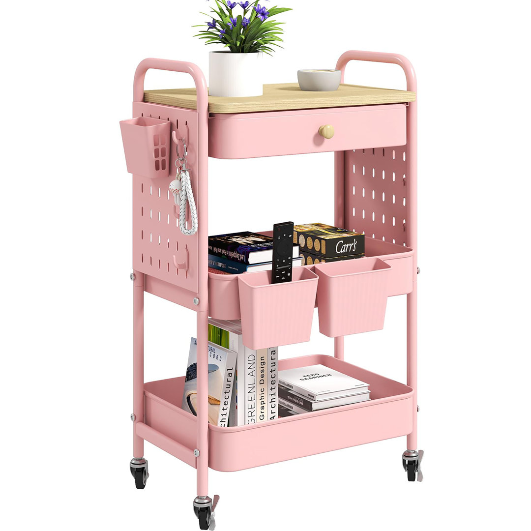 72cm H x 73cm W Utility Cart with Wheels